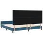 Cama Azul Oscuro 200x200 cm Terciopelo by , Beds and slatted bases - Ref: Foro24-3344967, Price: 275,48 €, Discount: %