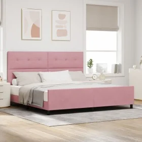 Comprar Estructura de Cama Rosa 200x200 cm