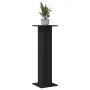 Soporte para plantas 2 piezas Negro Roble 30x30x95 cm Madera elaborada de , Soportes para macetas - Ref: Foro24-3345110, Prec...
