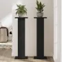 Soporte para plantas 2 piezas Negro Roble 30x30x95 cm Madera elaborada de , Soportes para macetas - Ref: Foro24-3345110, Prec...