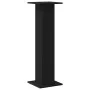 Soporte para plantas 2 piezas Negro Roble 30x30x95 cm Madera elaborada de , Soportes para macetas - Ref: Foro24-3345110, Prec...
