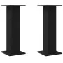 Soporte para plantas 2 pcs Negro Roble 30x30x80 cm Madera elaborada de , Soportes para macetas - Ref: Foro24-3345111, Precio:...