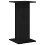Soportes para altavoces 2 pcs Roble Negro 30x30x60 cm Madera elaborada de , Armarios roperos - Ref: Foro24-3345112, Precio: 5...