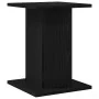 Soporte para Plantas 2 piezas Madera de Roble Negra 30x30x40 cm Madera Ingenierizada de , Soportes para macetas - Ref: Foro24...