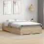 Estructura de cama sin colchón con cajones Doble de madera engineered | Foro24.es | Tu tienda online para hogar, jardín y más Foro24.es