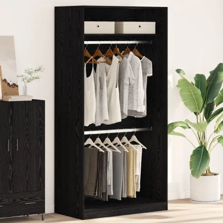 Armario de roble negro - 100x50x200 cm by , Wardrobes - Ref: Foro24-3345115, Price: 192,86 €, Discount: %