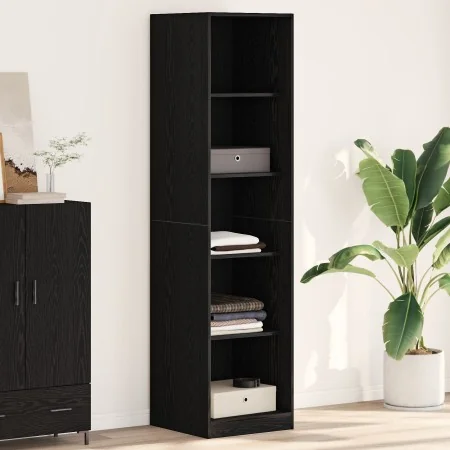 Armario Negro Roble 50x50x200 cm Madera Elaborada von , Bücherregale und Regale - Ref: Foro24-3345123, Preis: 153,02 €, Rabat...