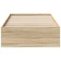 Estructura de Cama Sonoma Roble 90x190 cm Madera Elaborada | Foro24.es | Tu tienda online para hogar, jardín y más Foro24.es
