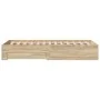 Estructura de Cama Sonoma Roble 90x190 cm Madera Elaborada | Foro24.es | Tu tienda online para hogar, jardín y más Foro24.es