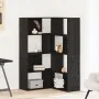 Armario Esquinero Negro Roble 140x30x140 cm Madera Elaborada de , Librerías y estanterías - Ref: Foro24-3345124, Precio: 194,...