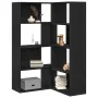 Armario Esquinero Negro Roble 140x30x140 cm Madera Elaborada de , Librerías y estanterías - Ref: Foro24-3345124, Precio: 194,...