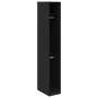 Armario Negro Roble 30x50x200 cm Madera elaborada de , Armarios roperos - Ref: Foro24-3345126, Precio: 132,87 €, Descuento: %