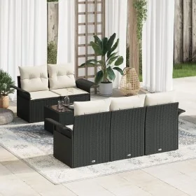 Set de Sofá de Jardín de 6 Piezas con Cojines
