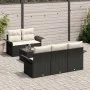 Set de Sofá de Jardín de 6 Piezas con Cojines Negro Poliratán | Foro24.es | Tu tienda online para hogar, jardín y más Foro24.es