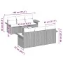 Juego de sofá de jardín de 7 piezas con cojines Gris Poliratán by , Outdoor sofas - Ref: Foro24-3345249, Price: 481,99 €, Dis...