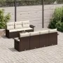Juego de Sofás de Jardín de 8 Piezas con Cojines Marrón Rattan Sintético | Foro24.es | Tu tienda online para hogar, jardín y más Foro24.es