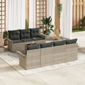 Conjunto de Sofás de Jardín de 8 Piezas con