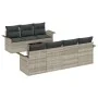 Conjunto de Sofás de Jardín de 8 Piezas con Cojines Gris Claro Poliratán | Foro24.es | Tu tienda online para hogar, jardín y más Foro24.es