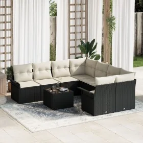 Conjunto de Sofás de Jardín de 9 Piezas con