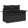 Set de Sofás de Jardín de 9 Piezas con Cojines Negro Poliratán | Foro24.es | Tu tienda online para hogar, jardín y más Foro24.es