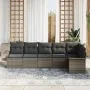 Conjunto de sofá de jardín de 6 piezas con cojines gris poliratán by , Outdoor sofas - Ref: Foro24-3345379, Price: 391,35 €, ...