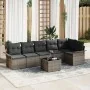 Juego de Sofás de Jardín de 6 Piezas Set de 7 Gris by , Outdoor sofas - Ref: Foro24-3345389, Price: 439,25 €, Discount: %