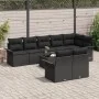 Set de Sofás de Jardín de 9 Piezas con Cojines Beige Rattan Multifuncional | Foro24.es | Tu tienda online para hogar, jardín y más Foro24.es