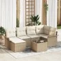 Conjunto de Sofá de Jardín de 7 piezas con Cojines Ratán Poliéster von , Outdoor-Sofas - Ref: Foro24-3345441, Preis: 486,36 €...