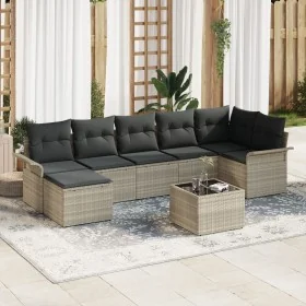 Conjunto de Sofás de Jardín de 8 Piezas con