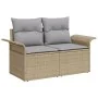 Set de sofá de jardín de 6 piezas con cojines color beige de ratán versátil | Foro24.es | Tu tienda online para hogar, jardín y más Foro24.es