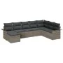 Juego de Sofá de Jardín de 8 Piezas con Cojines de Poliratán Gris von , Outdoor-Sofas - Ref: Foro24-3345479, Preis: 484,57 €,...