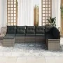 Juego de Sofá de Jardín de 8 Piezas con Cojines de Poliratán Gris von , Outdoor-Sofas - Ref: Foro24-3345479, Preis: 484,57 €,...