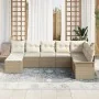 Set de sofá de jardín de 8 piezas con cojines ratán beige von , Outdoor-Sofas - Ref: Foro24-3345481, Preis: 548,20 €, Rabatt: %