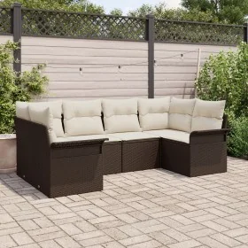 Conjunto de Sofá de Jardín de 6 Piezas con
