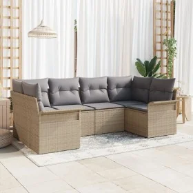 Conjunto de Sofás de Jardín de 6 Piezas con