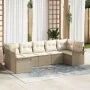 Juego de Sofá de Jardín de 7 Piezas con Cojines en Ratán Sintético Beige by , Outdoor sofas - Ref: Foro24-3345511, Price: 516...