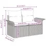 Juego de Sofá de Jardín de 9 Piezas con Cojines de Ratán Gris by , Outdoor sofas - Ref: Foro24-3345519, Price: 552,22 €, Disc...