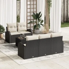 Conjunto de sofá de jardín de 6 piezas con