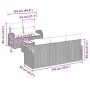 Set de Sofás de Jardín de 6 Piezas con Cojines Negro Poliratán by , Outdoor sofas - Ref: Foro24-3345923, Price: 424,59 €, Dis...