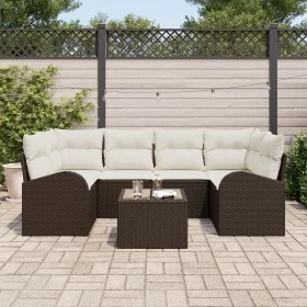 Conjunto de Sofá de Jardín de 7 piezas con
