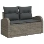 Juego de Sofá de Jardín de 7 Piezas con Cojines Gris Polirratán by , Outdoor sofas - Ref: Foro24-3345939, Price: 446,38 €, Di...
