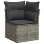 Juego de Sofá de Jardín de 7 Piezas con Cojines Gris Polirratán by , Outdoor sofas - Ref: Foro24-3345939, Price: 446,38 €, Di...