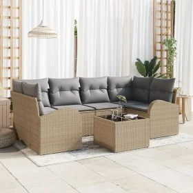 Conjunto de Sofá de Jardín de 7 Piezas con
