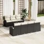 Conjunto de Sofá de Jardín de 8 Piezas con Cojines Ratán Poliéster Negro von , Outdoor-Sofas - Ref: Foro24-3345947, Preis: 52...