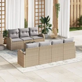 Conjunto de Sofá de Jardín de 8 Piezas con