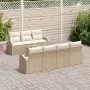 Conjunto de Sofás de Jardín de 8 Piezas con Cojines Beige de Ratán Poliéster | Foro24.es | Tu tienda online para hogar, jardín y más Foro24.es