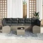 Juego de Sofás de Jardín de 8 Piezas con Cojines Gris Claro by , Outdoor sofas - Ref: Foro24-3345962, Price: 579,94 €, Discou...