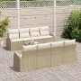 Juego de Sofá de Jardín de 9 Piezas con Cojines Beige Ratán Sintético | Foro24.es | Tu tienda online para hogar, jardín y más Foro24.es