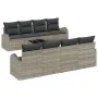 Juego de Sofá de Jardín de 9 Piezas con Cojines Gris Claro Poliratán von , Outdoor-Sofas - Ref: Foro24-3345972, Preis: 637,60...