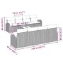 Conjunto de Sofá de Jardín de 9 Piezas con Cojines Negros de Poliratán by , Outdoor sofas - Ref: Foro24-3345973, Price: 594,2...